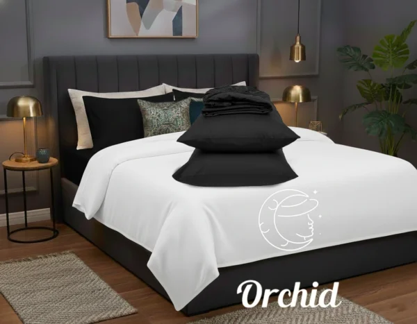 
ملايه استك اسود قطن من اوركيد