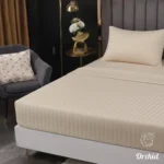 طقم ملايه استرايب مقلم قطن - 3 قطع - Image 2