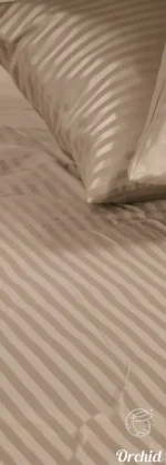 طقم ملايه استرايب مقلم قطن - 3 قطع - Image 4
