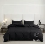 كفر لحاف أوركيد قطن ناعم بسوستة-3 قطع
