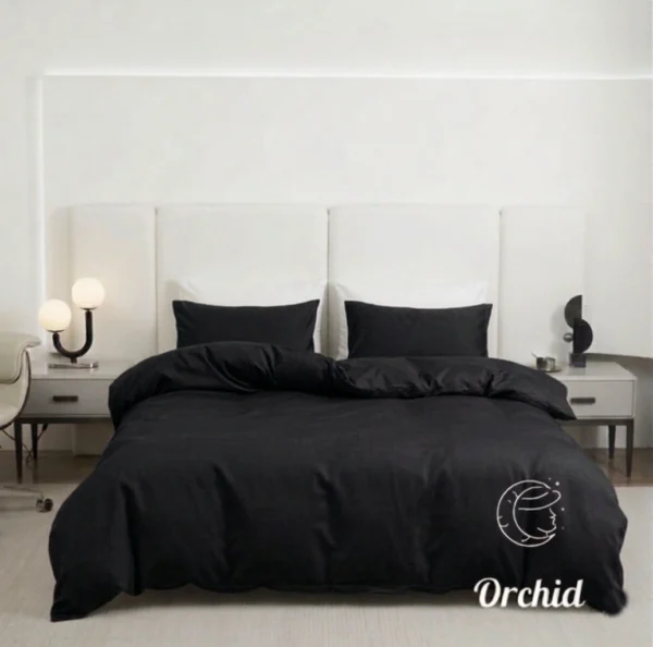 كفر لحاف أوركيد قطن ناعم بسوستة-3 قطع
