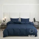 كفر لحاف أوركيد قطن ناعم بسوستة-3 قطع - Image 6